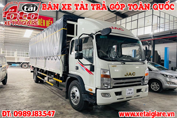 Xe Tải JAC N800 8T4 Thùng Bạt 2023 | Xe Tải JAC 8.4 Tấn N800 2023 Màu Trắng Sửa